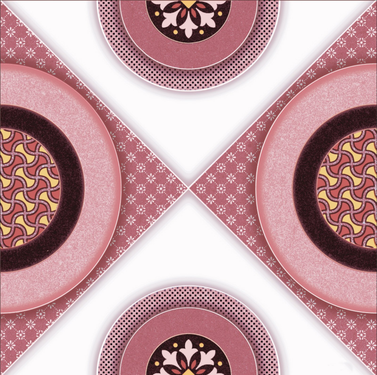 ASIA TILE 25X25 RENO RED